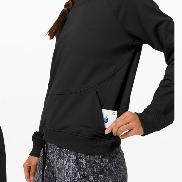 Lululemon City Sweat Crew - Black - Size 4 - Picture 5 of 7